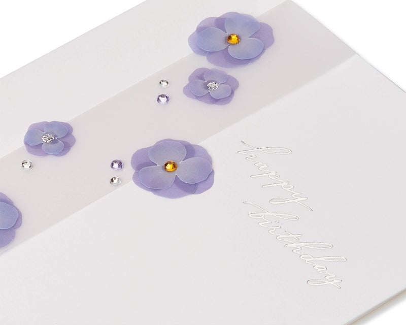 Papyrus Purple Floral Birthday Card for Women, Perfect for Mom, Aunt, Daughter (Truly Special) - Image 5